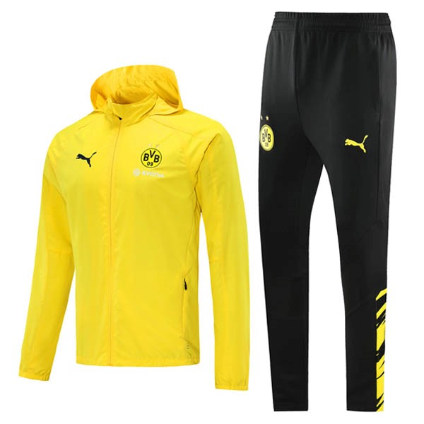 Rompevientos Borussia Dortmund Conjunto Completo 2021-2022 Amarillo Negro